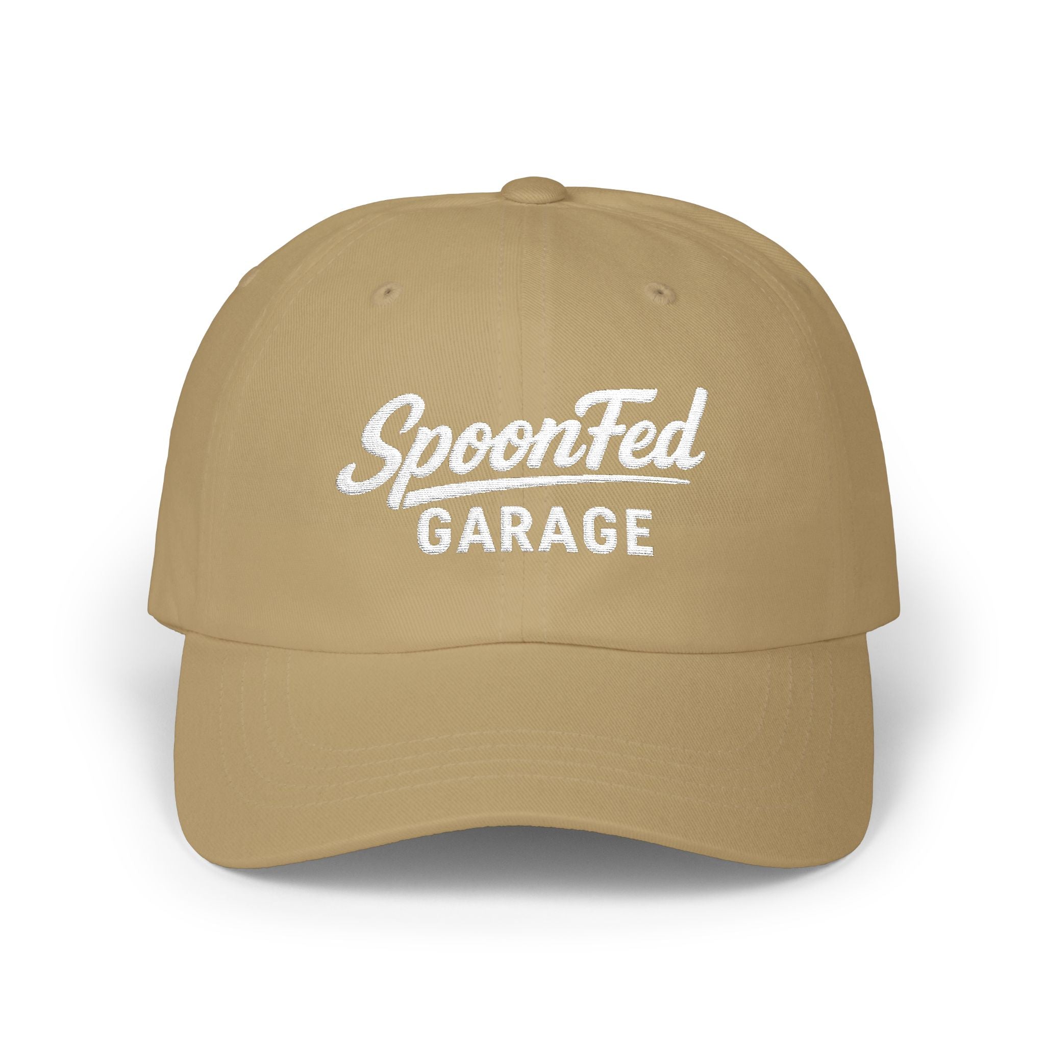 SpoonFed Garage Dad Cap — Classic Embroidered Baseball Hat