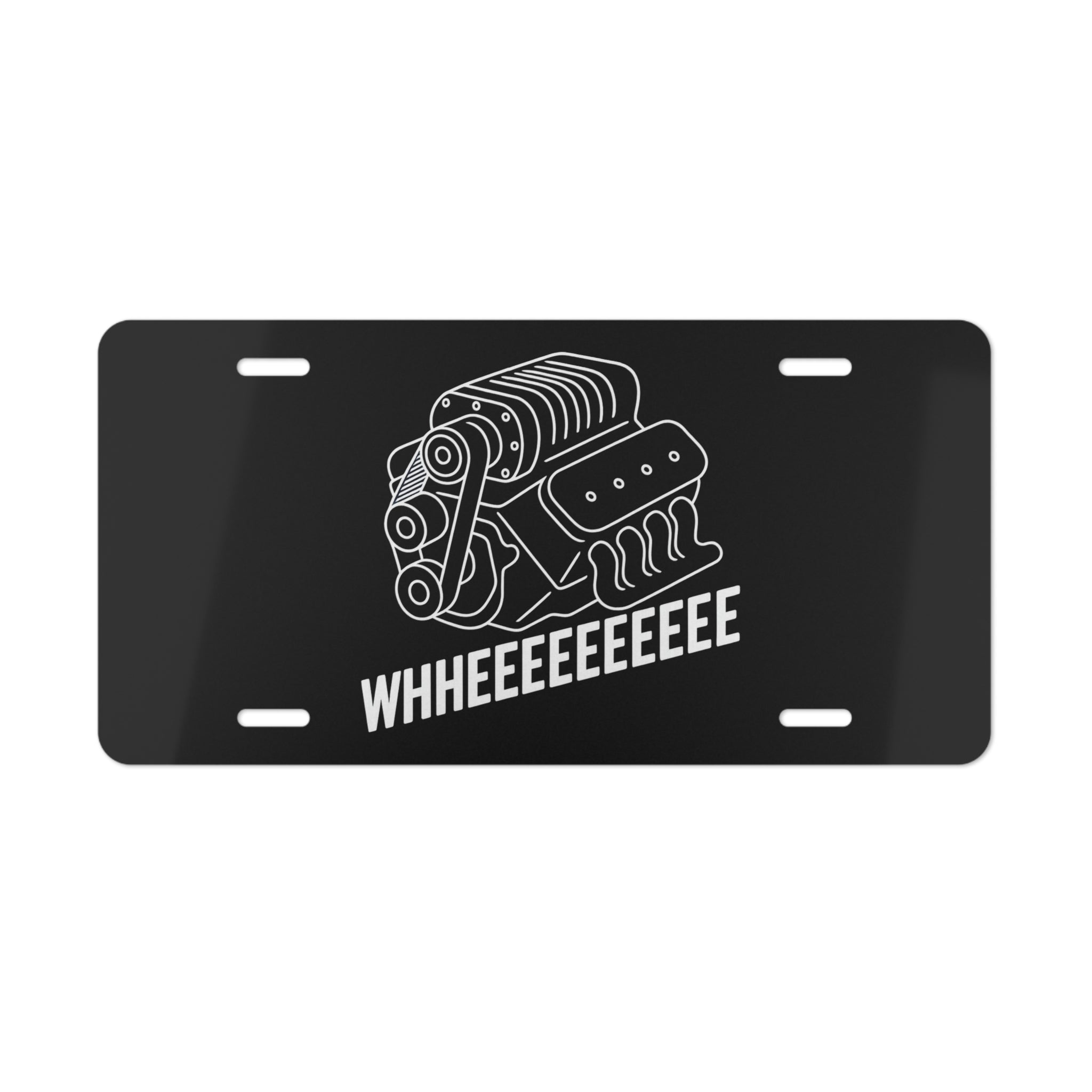 Supercharged v8 Vanity Plate