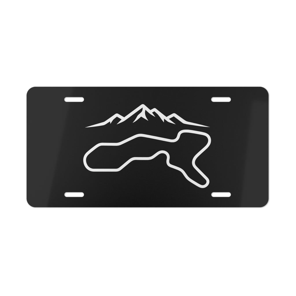 Mountain Track Vanity License Plate