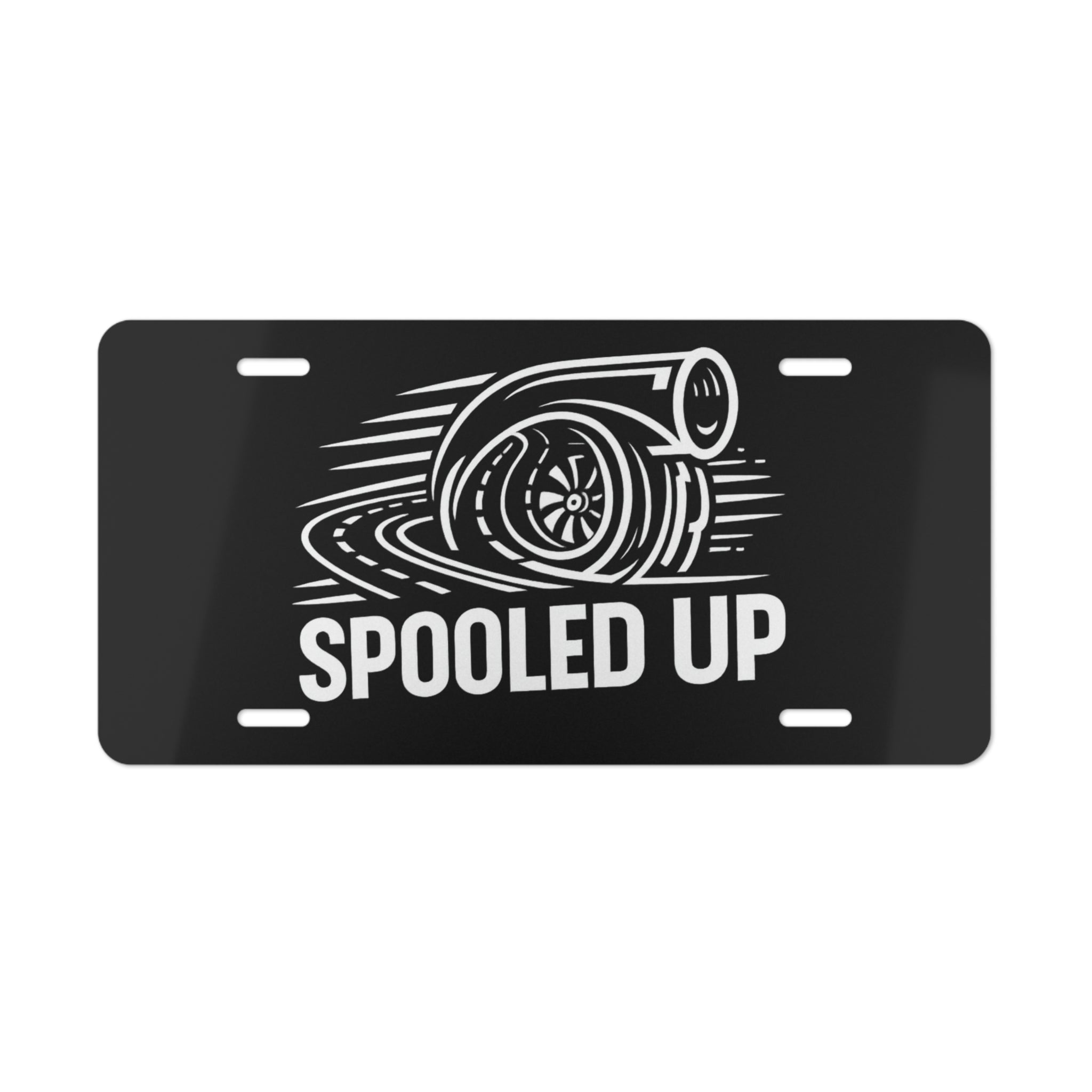 Spooled Up Turbo Vanity Plate