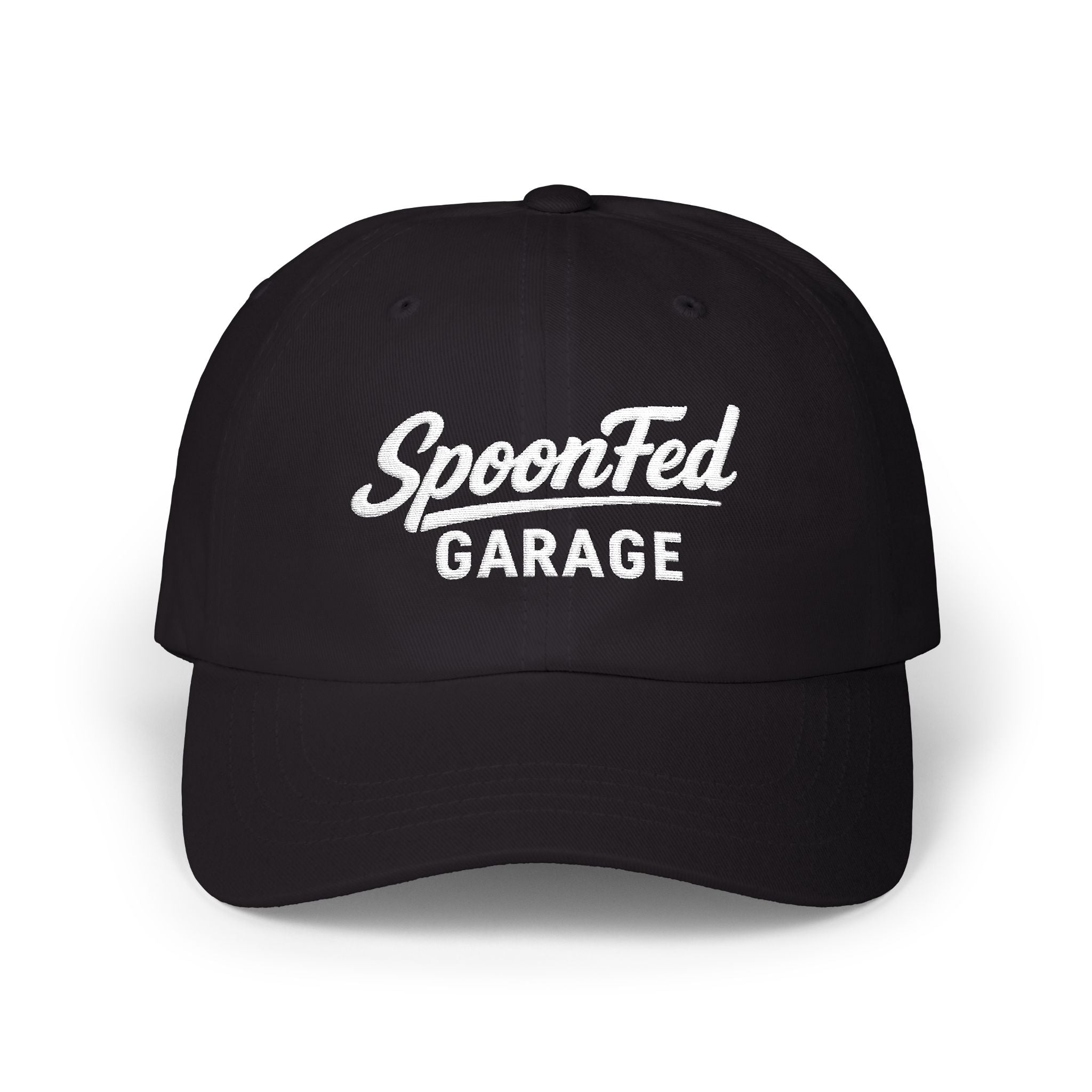 SpoonFed Garage Dad Cap — Classic Embroidered Baseball Hat
