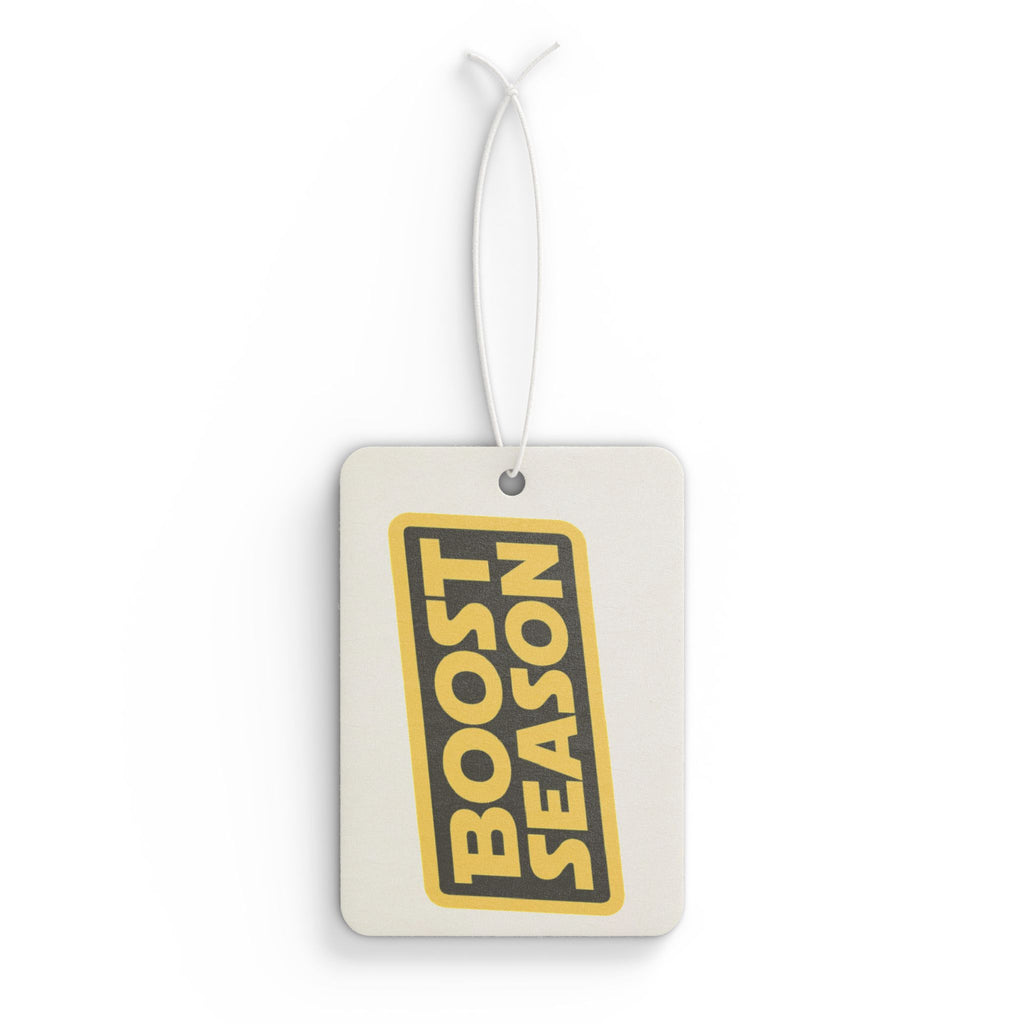 Car Air Freshener — "Boost Season"